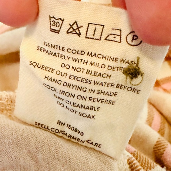 EUC Spell & the Gypsy Collective Musk Basecamp Flannel Botton Down Top - Picture 13 of 13